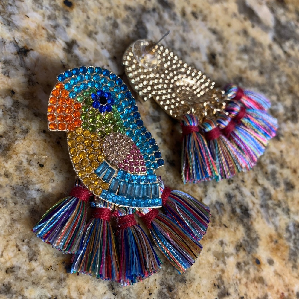 Parrot Earrings - Picture 4 of 4